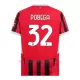 Maglia AC Milan Pobega 32 Gara Home 2024/25