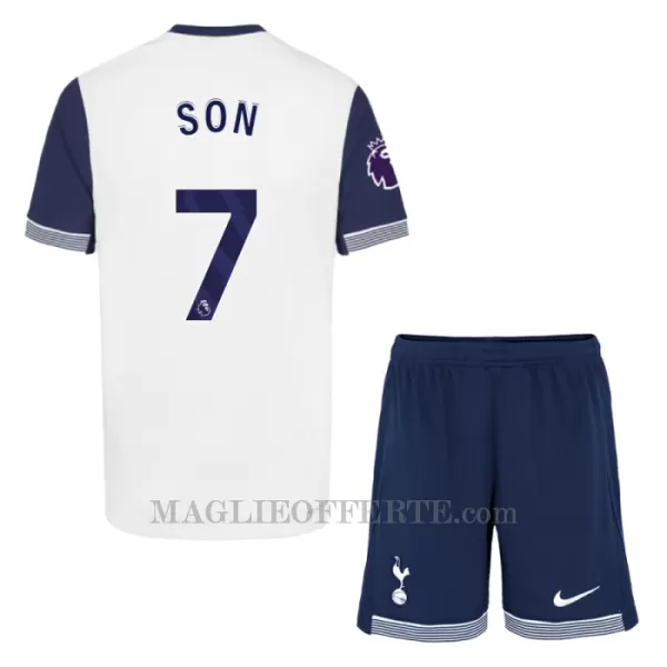 Maglia Tottenham Hotspur Heung-min Son 7 Bambino Gara Home 2024/25