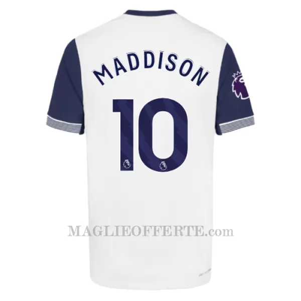 Maglia Tottenham Hotspur James Maddison 10 Bambino Gara Home 2024/25