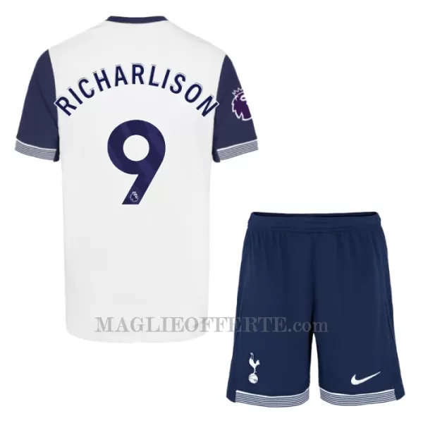 Maglia Tottenham Hotspur Richarlison 9 Bambino Gara Home 2024/25