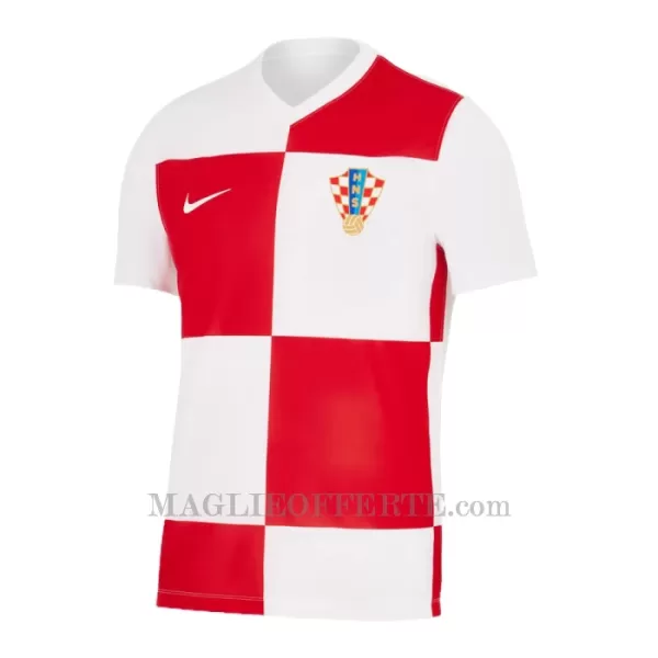 Maglia Croazia Luka Modrić 10 Bambino Gara Home Euro 2024