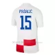 Maglia Croazia Pasalic 15 Bambino Gara Home Euro 2024