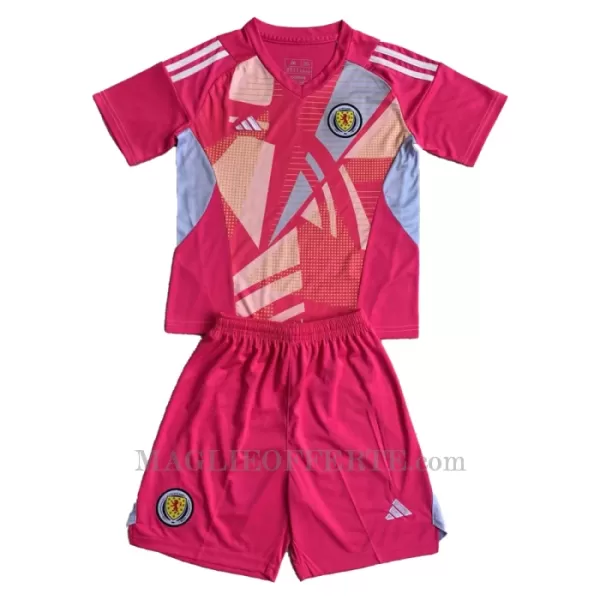 Maglia Portiere Scozia Bambino Euro 2024 Rosa