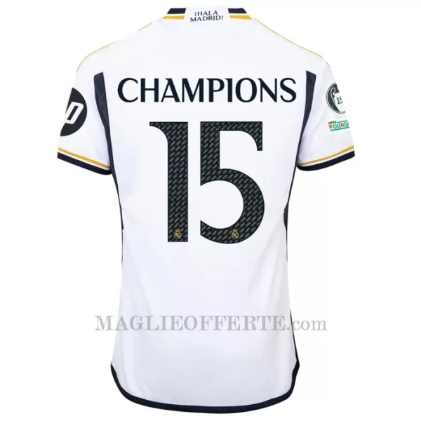 Maglia Real Madrid CHAMPIONS 15 Gara Home 2023/24