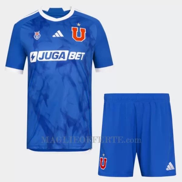 Maglia Universidad de Cile Bambino Gara Home 2024/25