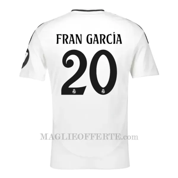 Maglia Real Madrid Fran Garcia 20 Gara Home 2024/25