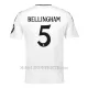 Maglia Real Madrid Jude Bellingham 5 Bambino Gara Home 2024/25