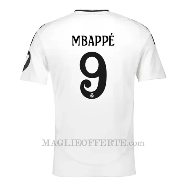 Maglia Real Madrid Kylian Mbappé 9 Bambino Gara Home 2024/25