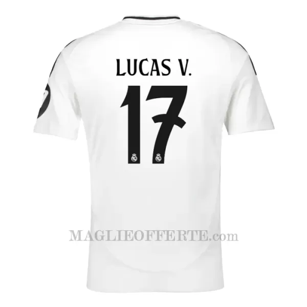 Maglia Real Madrid Lucas V. 17 Gara Home 2024/25