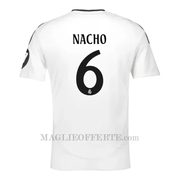 Maglia Real Madrid Nacho 6 Gara Home 2024/25