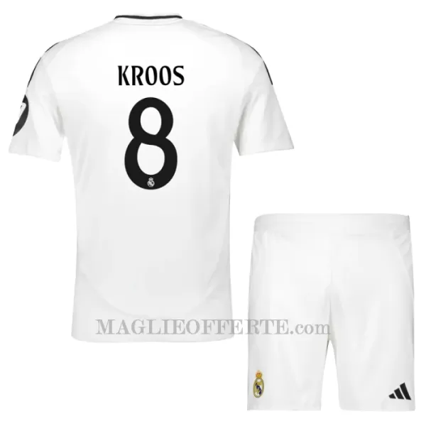 Maglia Real Madrid Toni Kroos 8 Bambino Gara Home 2024/25