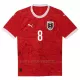 Maglia Austria David Alaba 8 Gara Home Euro 2024