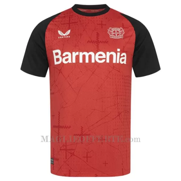 Maglia Bayer 04 Leverkusen Alejandro Grimaldo 20 Bambino Gara Home 2024/25