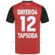 Maglia Bayer 04 Leverkusen Edmond Tapsoba 12 Gara Home 2024/25