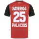 Maglia Bayer 04 Leverkusen Exequiel Palacios 25 Bambino Gara Home 2024/25