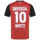 Maglia Bayer 04 Leverkusen Florian Wirtz 10 Bambino Gara Home 2024/25