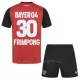 Maglia Bayer 04 Leverkusen Jeremie Frimpong 30 Bambino Gara Home 2024/25