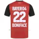 Maglia Bayer 04 Leverkusen Victor Boniface 22 Gara Home 2024/25