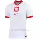 Maglia Polonia Robert Lewandowski 9 Gara Home Euro 2024