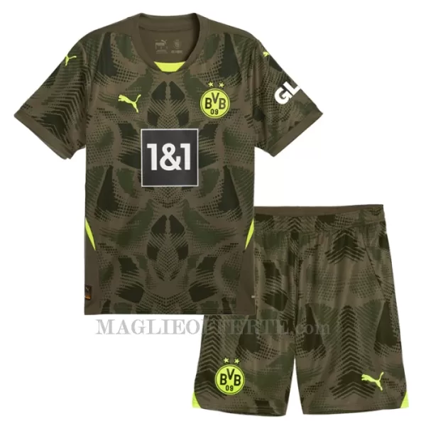 Maglia Portiere Borussia Dortmund Bambino Gara Away 2024/25