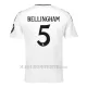 Maglia Real Madrid Jude Bellingham 5 Gara Home 2024/25