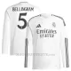 Maglia Real Madrid Jude Bellingham 5 Gara Home 2024/25 Maniche Lunghe