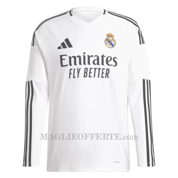 Maglia Real Madrid Jude Bellingham 5 Gara Home 2024/25 Maniche Lunghe