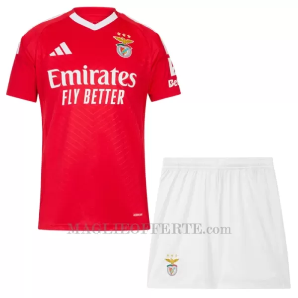 Maglia SL Benfica Bambino Gara Home 2024/25