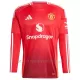 Maglia Manchester United Bruno Fernandes 8 Gara Home 2024/25 Maniche Lunghe