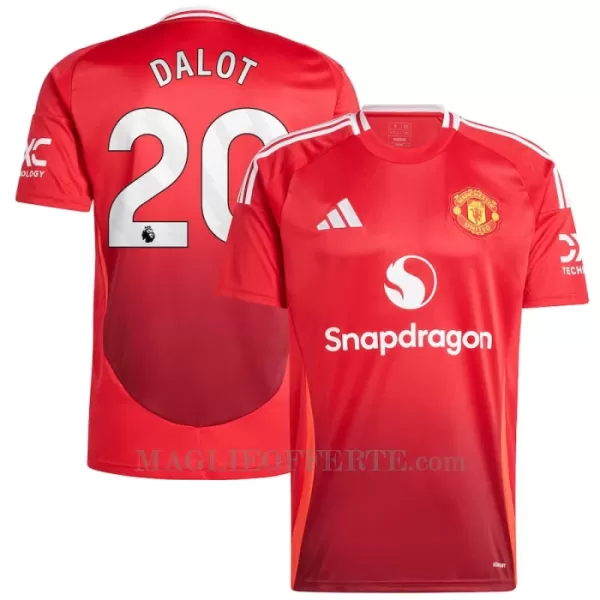 Maglia Manchester United Diogo Dalot 20 Gara Home 2024/25