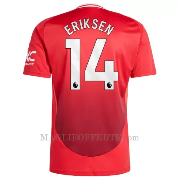 Maglia Manchester United Eriksen 14 Bambino Gara Home 2024/25