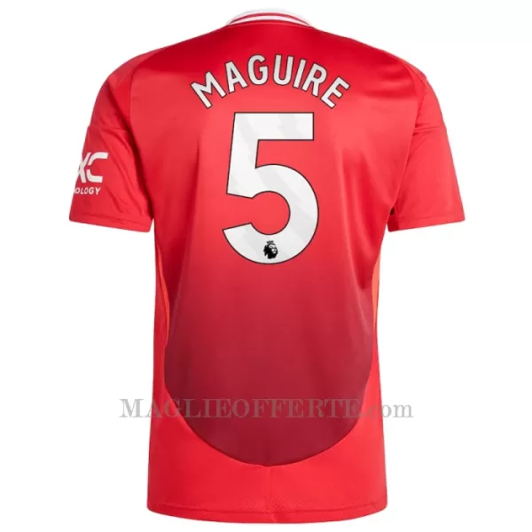 Maglia Manchester United Harry Maguire 5 Gara Home 2024/25