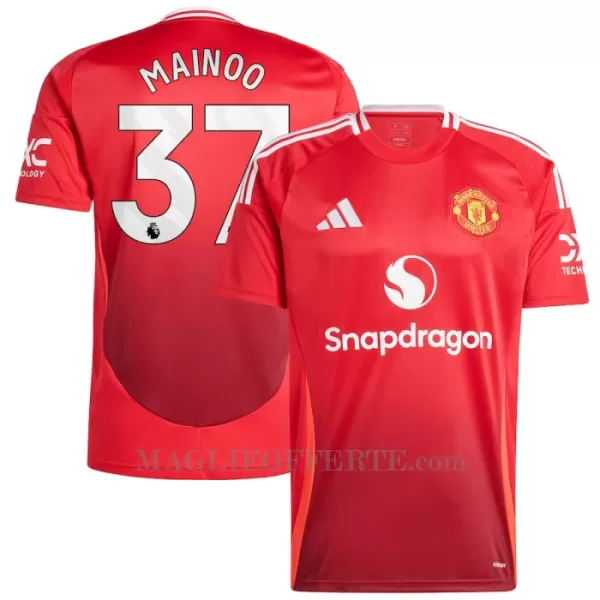 Maglia Manchester United Kobbie Mainoo 37 Gara Home 2024/25