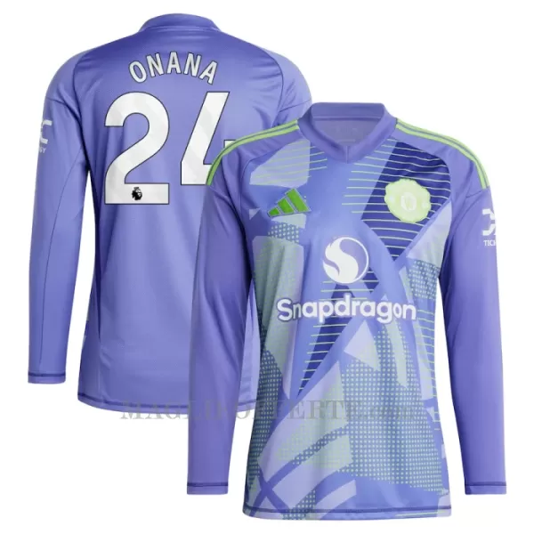 Maglia Portiere Manchester United Onana 24 Gara Home 2024/25 Maniche Lunghe