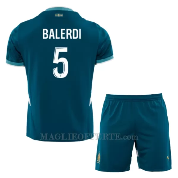 Maglia Olympique Marsiglia Balerdi 5 Bambino Gara Away 2024/25