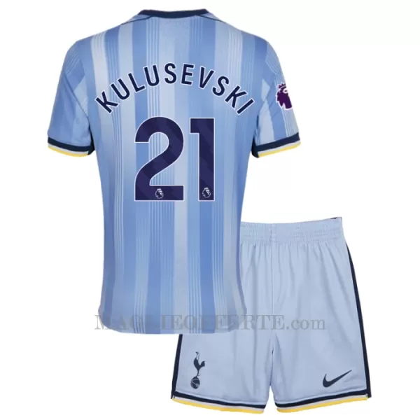 Maglia Tottenham Hotspur Dejan Kulusevski 21 Bambino Gara Away 2024/25