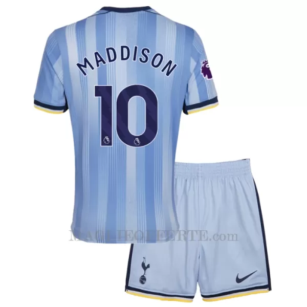 Maglia Tottenham Hotspur James Maddison 10 Bambino Gara Away 2024/25