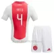 Maglia AFC Ajax Jorrel Hato 4 Bambino Gara Home 2024/25