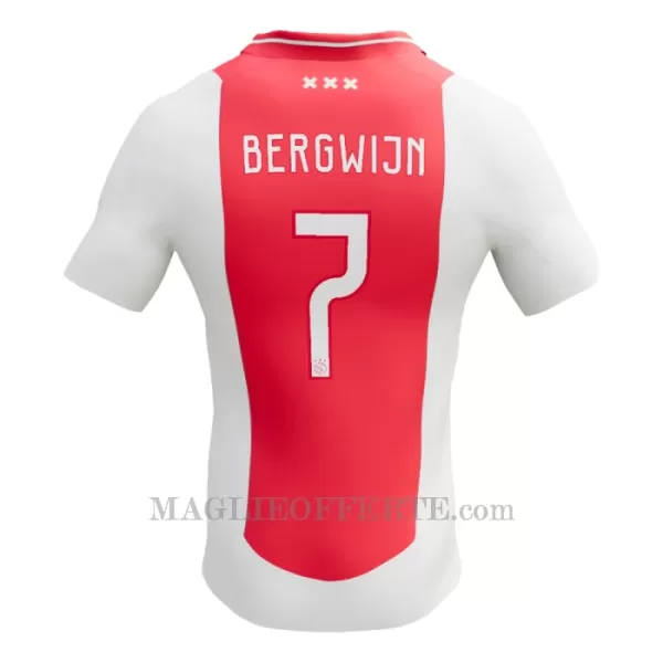 Maglia AFC Ajax Steven Bergwijn 7 Gara Home 2024/25