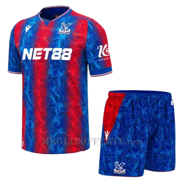 Maglia Crystal Palace Bambino Gara Home 2024/25