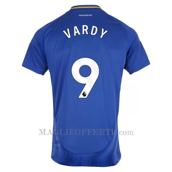 Maglia Leicester City Jamie Vardy 9 Gara Home 2024/25