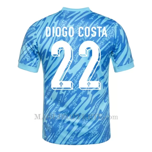 Maglia Portiere Portogallo Diogo Costa 22 Euro 2024 Blu