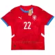 Maglia Repubblica Ceca Soucek 22 Gara Home Euro 2024