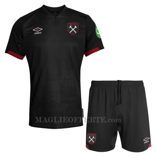 Maglia West Ham United Bambino Gara Away 2024/25