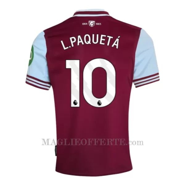 Maglia West Ham United L. Paqueta 10 Gara Home 2024/25