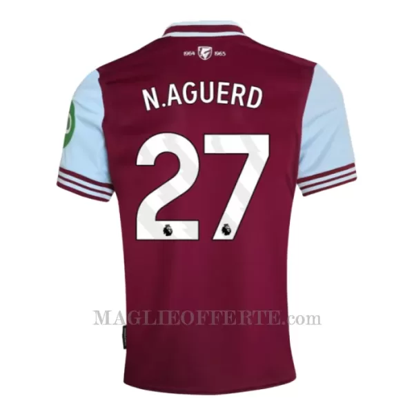 Maglia West Ham United N. Aguerd 27 Gara Home 2024/25