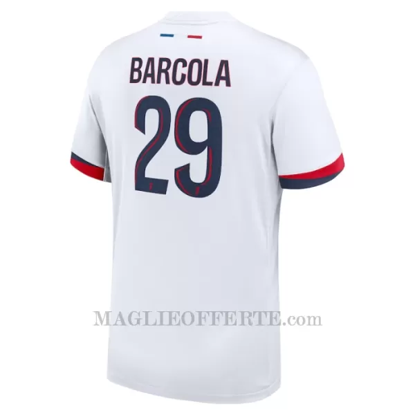 Maglia Paris Saint-Germain Bradley Barcola 29 Gara Away 2024/25