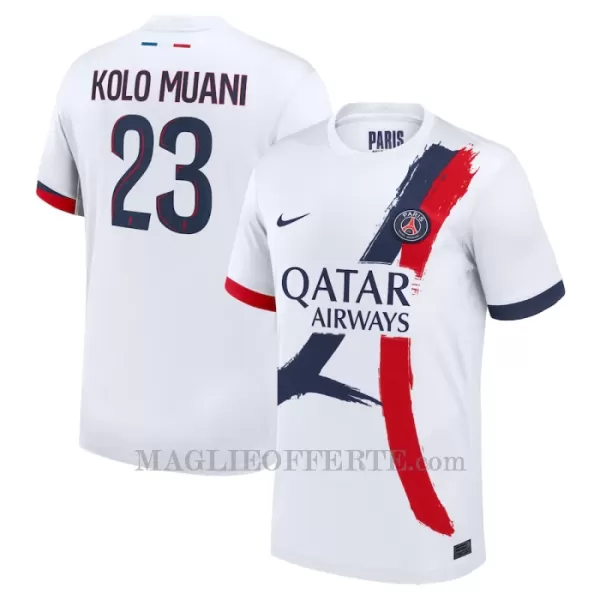 Maglia Paris Saint-Germain Kolo Muani 23 Gara Away 2024/25