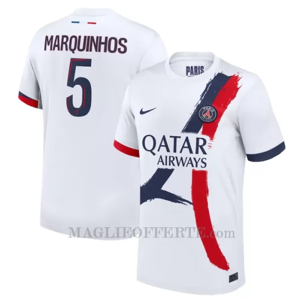 Maglia Paris Saint-Germain Marquinhos 5 Gara Away 2024/25