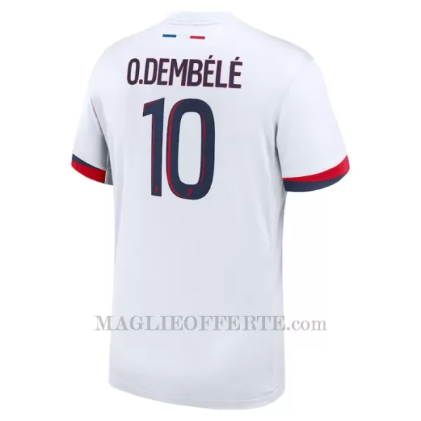 Maglia Paris Saint-Germain Ousmane Dembélé 10 Bambino Gara Away 2024/25